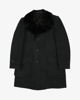 1970s London Fog Wool Overcoat - S