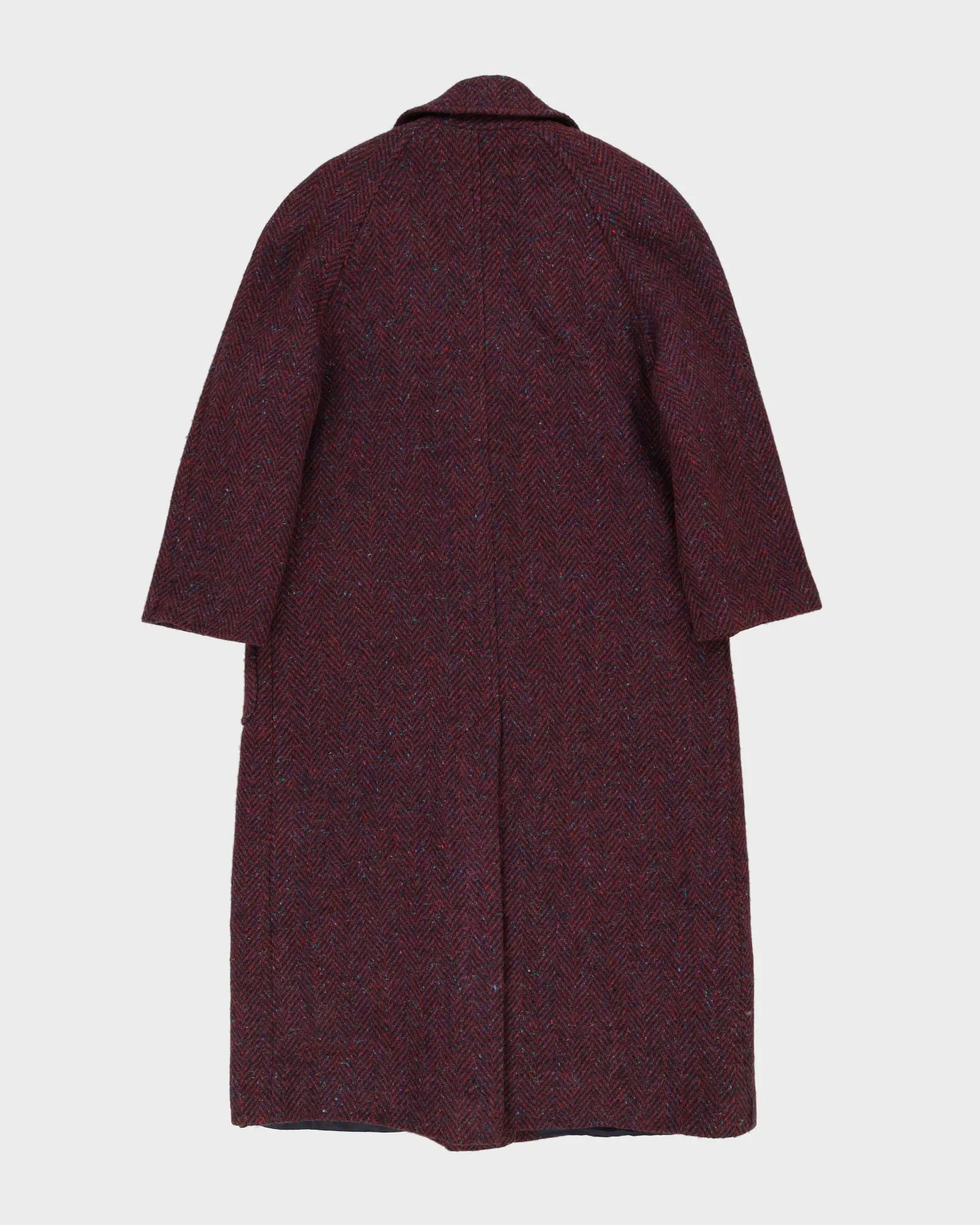 1980s Houriahan Irish Wool Overcoat - L