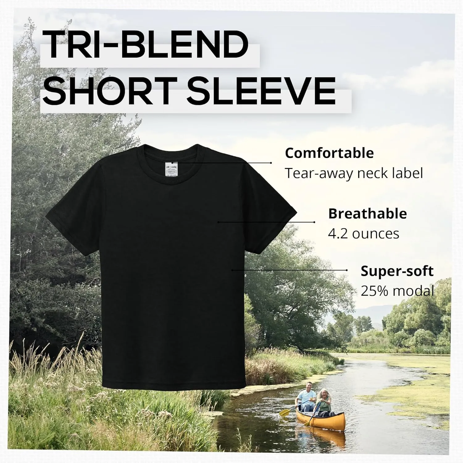 Allmade Youth Tri-Blend T-Shirt
