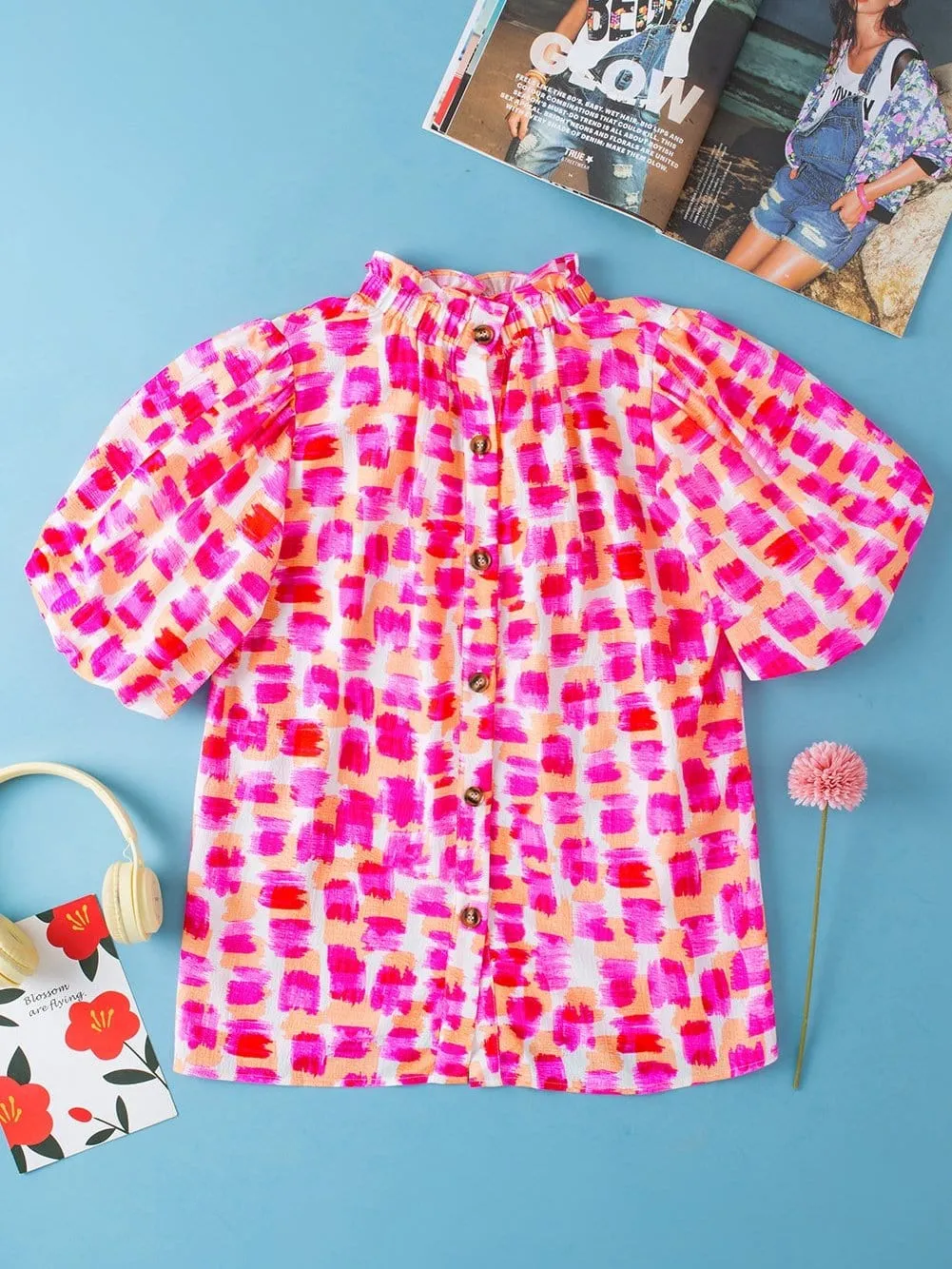Button Back Blouse