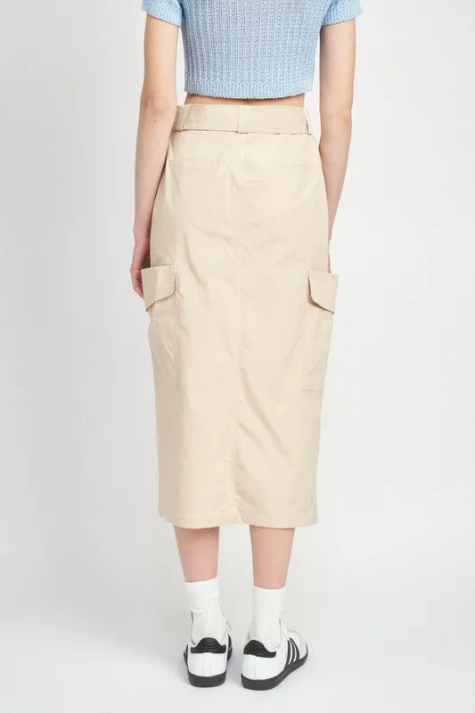 Carter Cargo Midi Skirt
