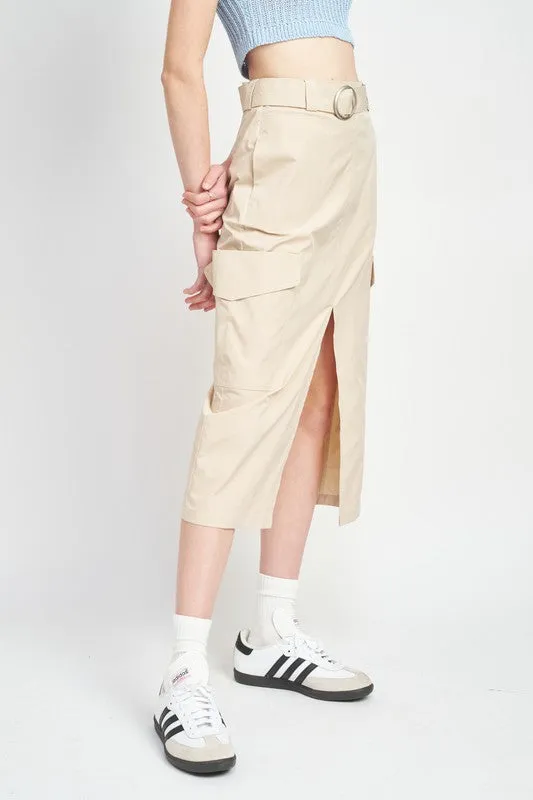 Carter Cargo Midi Skirt