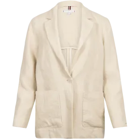 Casual Linen Sb Blazer - Light Sandalwood