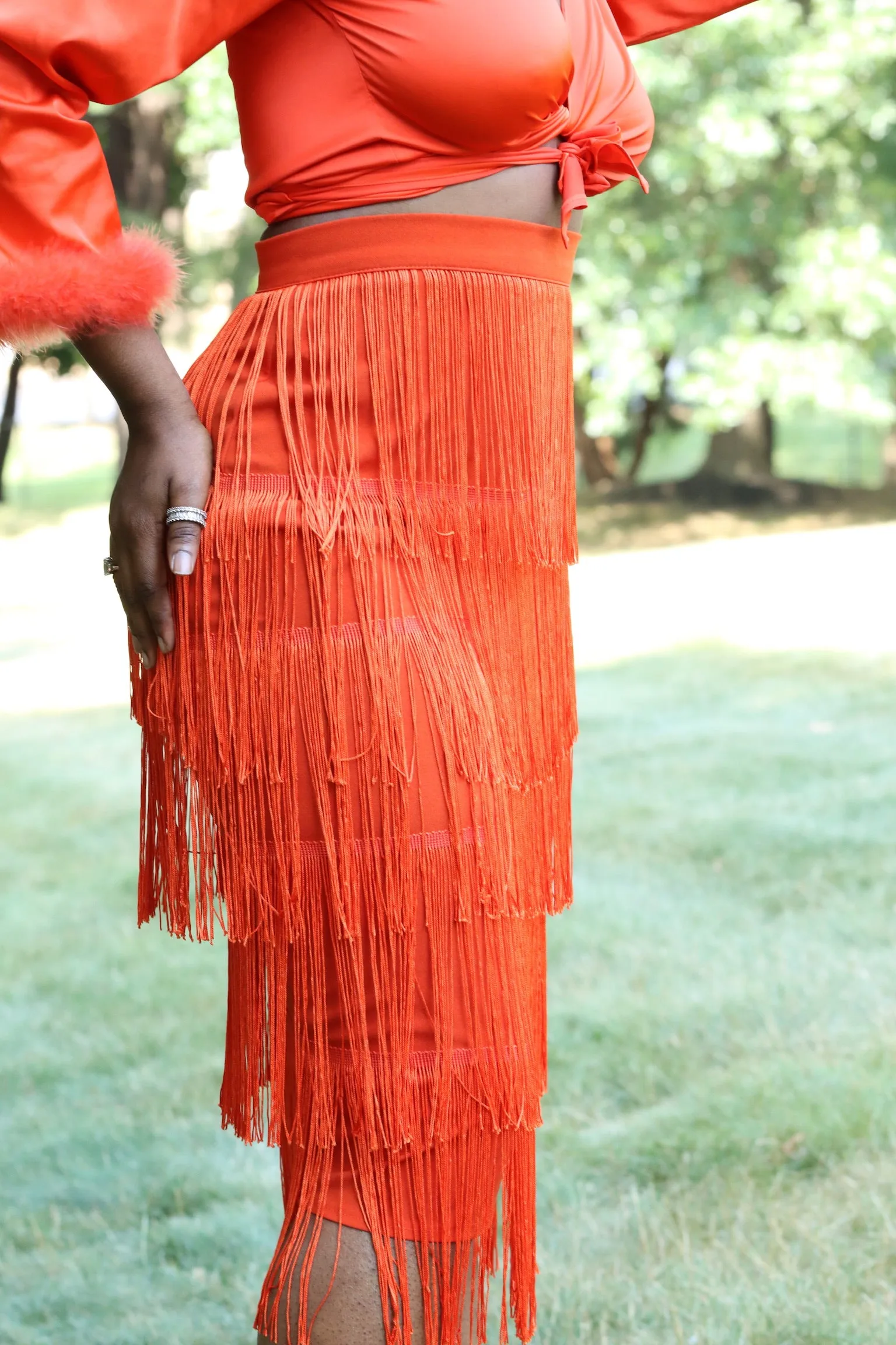Cha Cha Fringe Skirt