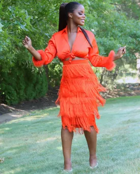 Cha Cha Fringe Skirt