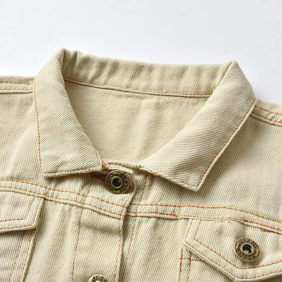 Girls' Denim Jacket Outerwear, 12 Months-12 Years