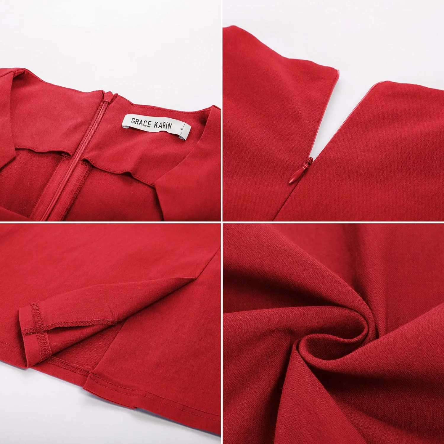 Grace Karin Womens 50s 60s Vintage Pencil Dress Bodycon Cap Sleeve Dress