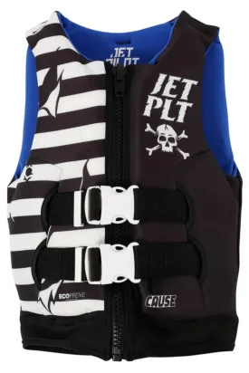 Jetpilot Cause Kids Life Jacket - Pirate Black
