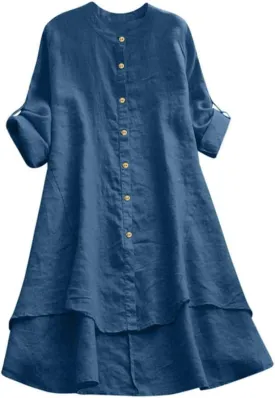 Linen Blouse Embroidered Shirt Summer Loose Hooded Top Womens Blouse Womens Blouses Long