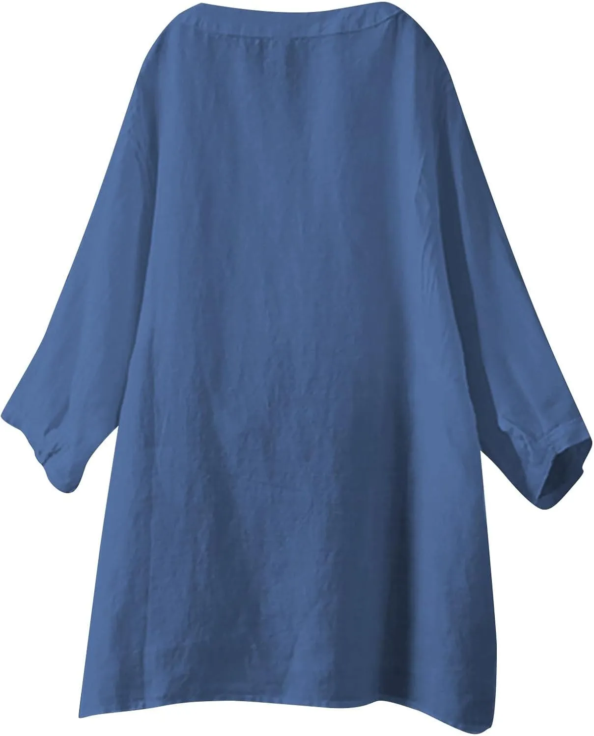 Linen Tops for Women Womens Button Down Shirt Color Sleeve Collar Casual Shirt Cotton Blouses for Casual