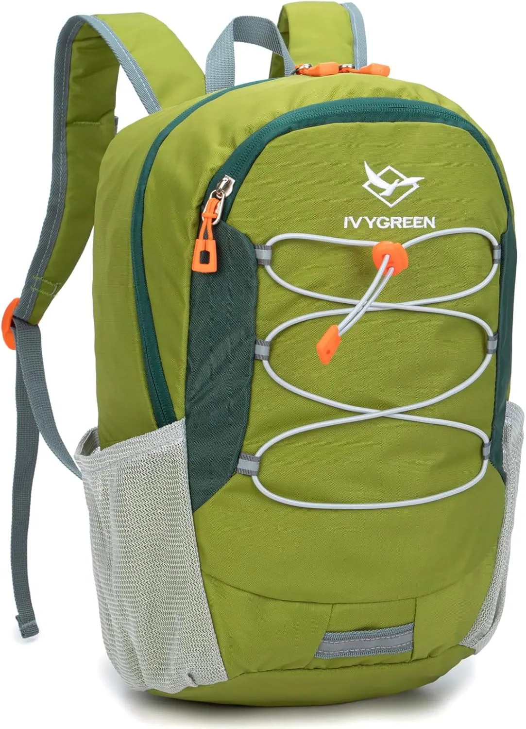 Little Kids Hiking Backpack for Boys or Girls, Small Daypack for Camping or Travel (Armygreen, Medium)
