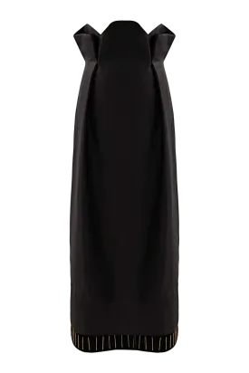 Mamá High-Waisted Peplum Skirt.