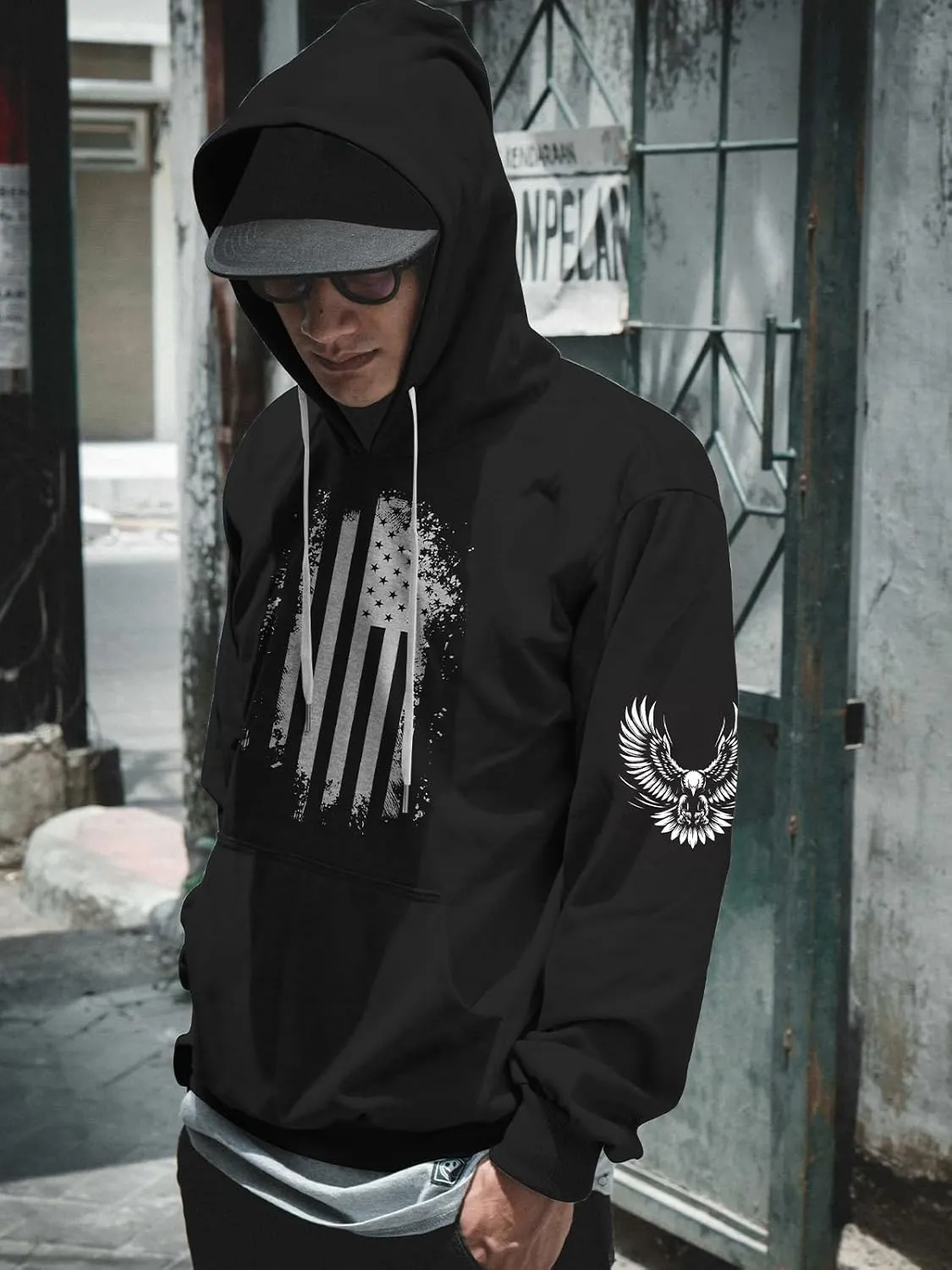 Men 3D Print Pullover Hoodies - Teen Women Graphic Sweatshirt
