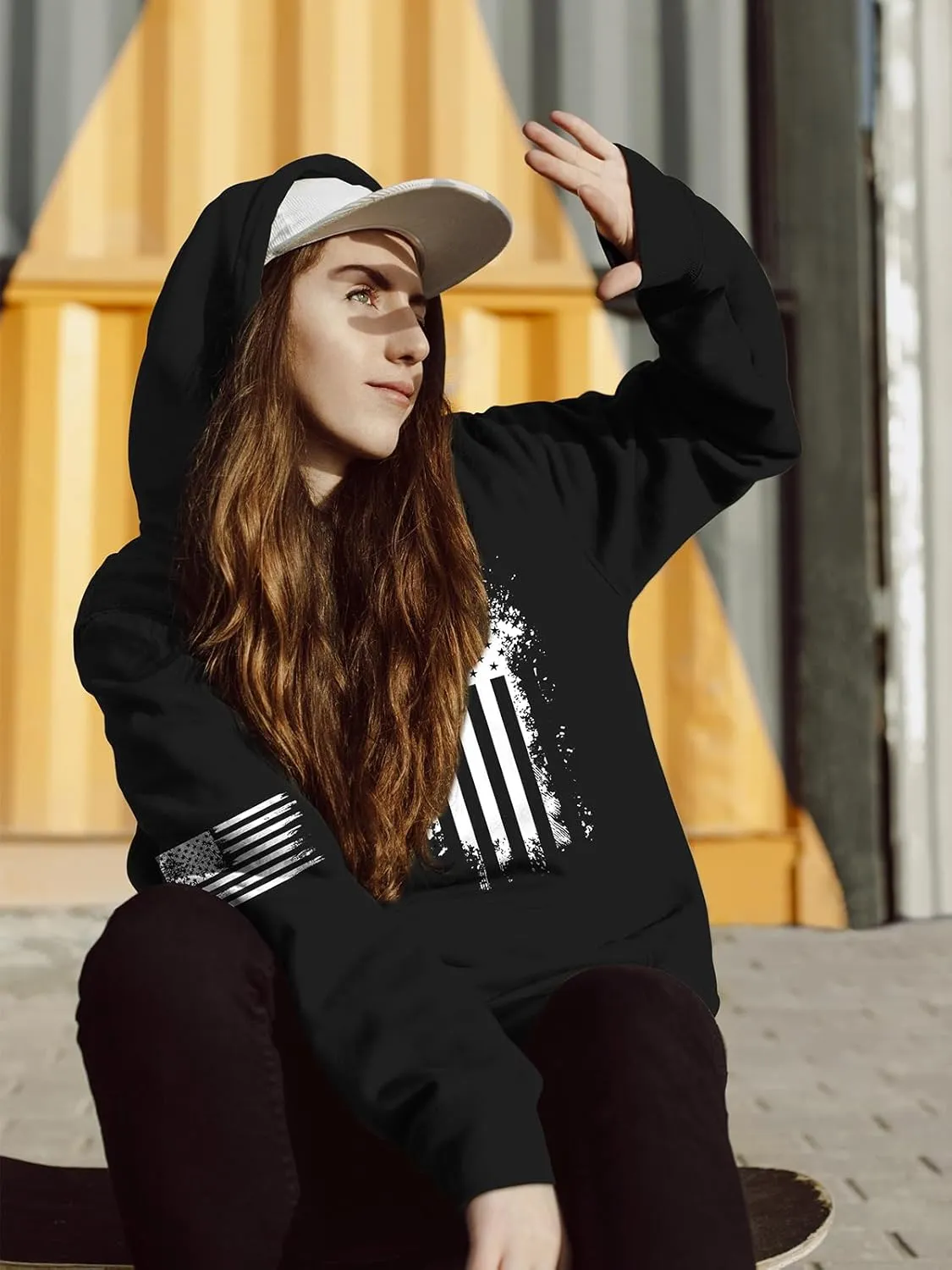 Men 3D Print Pullover Hoodies - Teen Women Graphic Sweatshirt