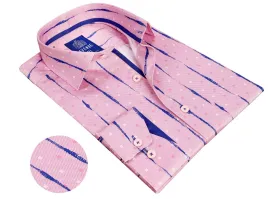 Men's Tailored Fit Prime Cotton Dress Shirt Avenue 21 | N24 Pink