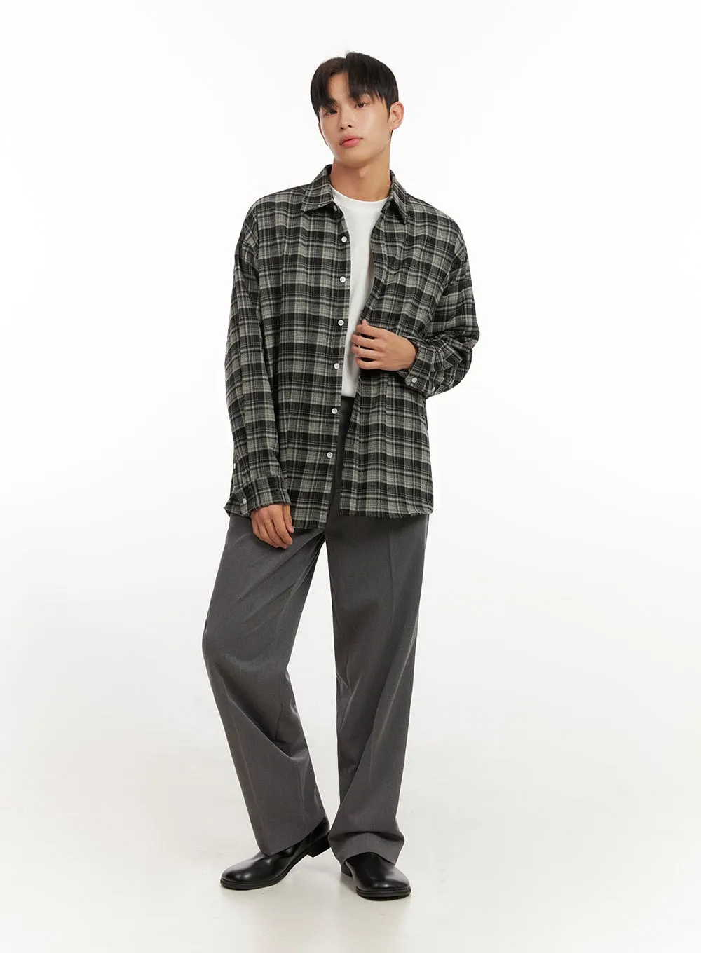 Men's Tailored Wide-Fit Slacks ID406