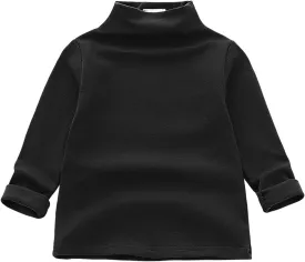 MODNTOGA Toddler Turtleneck Baby Girl Boy Long Sleeve Shirt Solid Color Mock Neck Shirt Knitwear Blouse Fall Winter Clothes