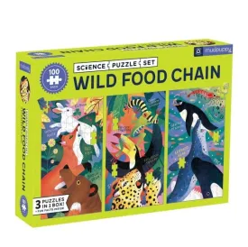 Mudpuppy Wild Food Chain Science Puzzle Set
