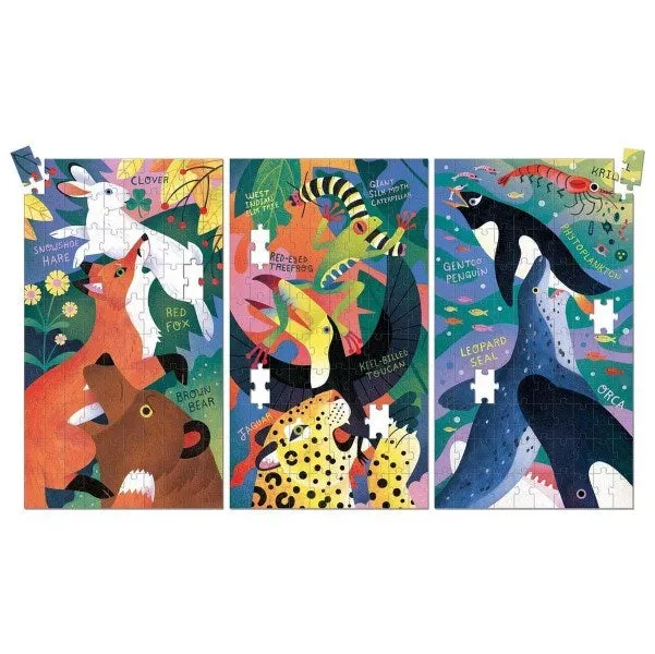 Mudpuppy Wild Food Chain Science Puzzle Set