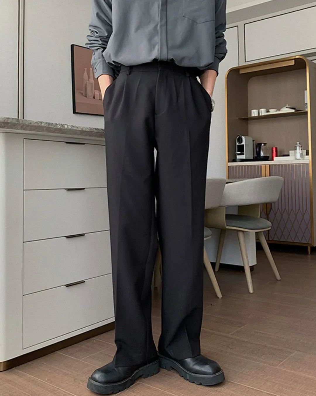 Oversized Tailored Jacket & Slacks HUD0033