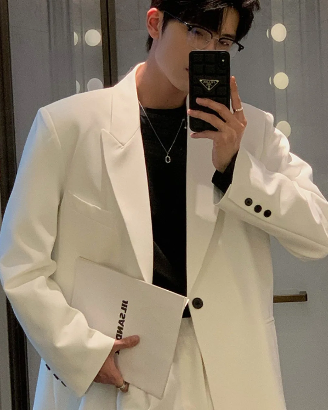 Oversized Tailored Jacket & Slacks HUD0033