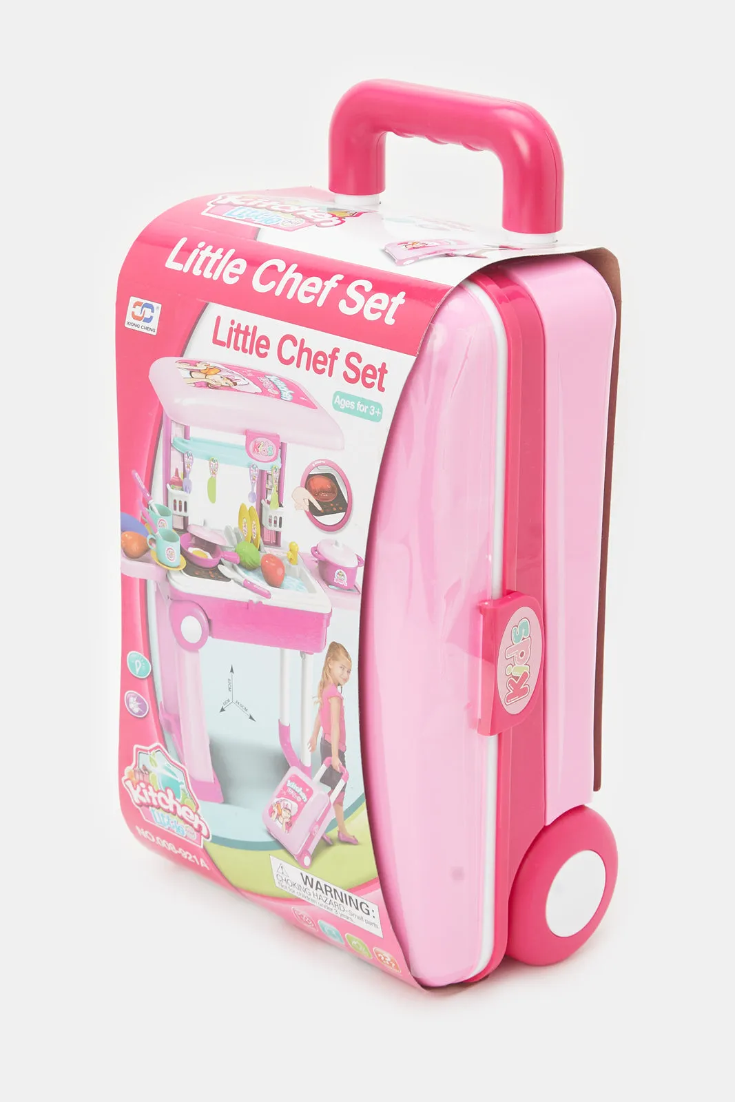 Pink Printed Kitchen Play Set
