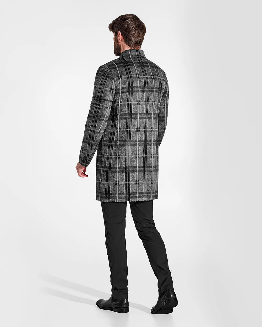 Suri Alpaca Double Breasted Overcoat