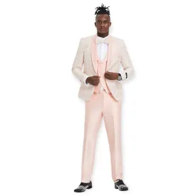 TAZZIO: Paisley 3pc Skinny Fit Suit M385SK
