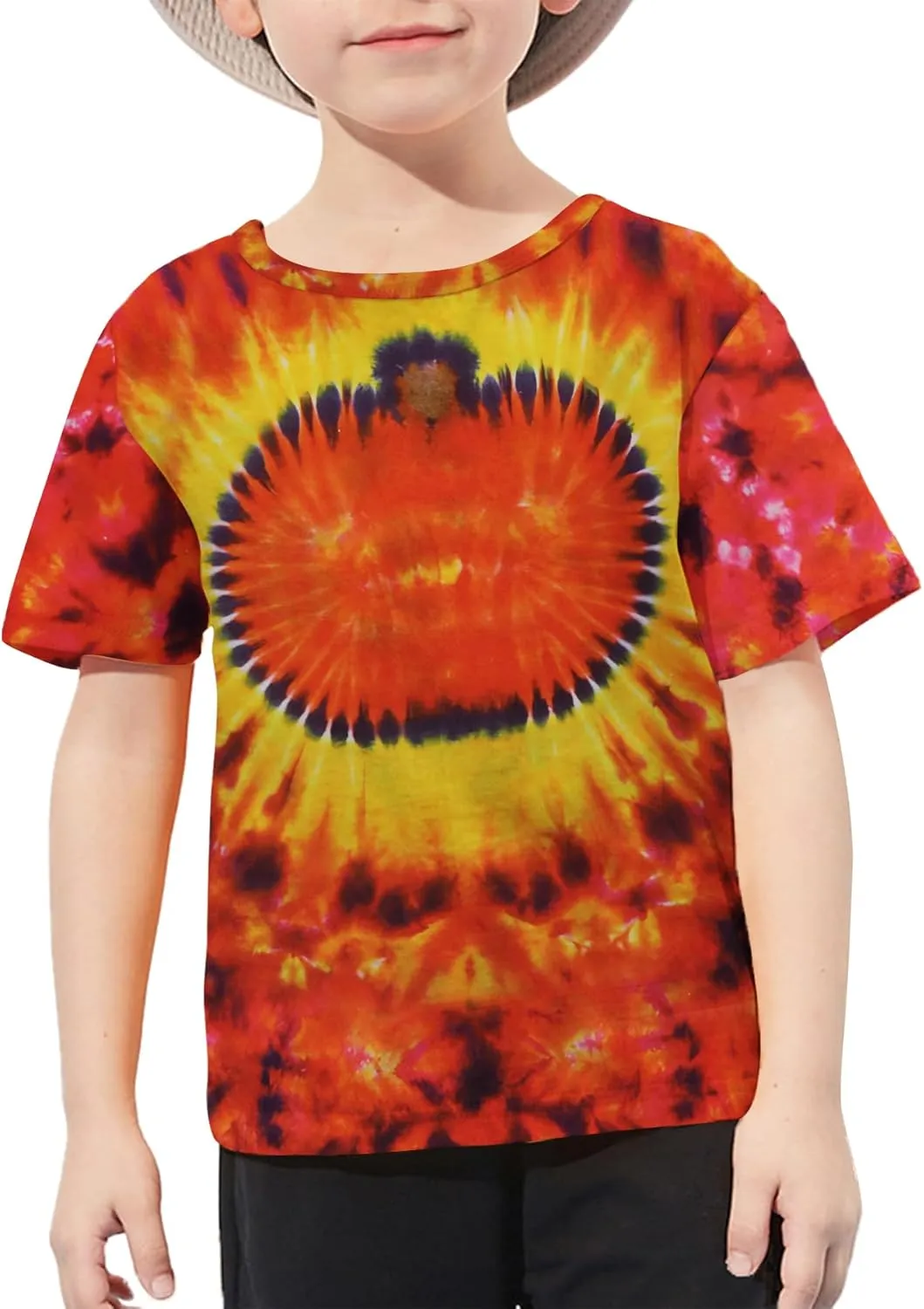 Toddler Boys Girls Halloween Shirts Pumpkin T Shirt Kids Short Sleeve Cute Graphic Tee Tops