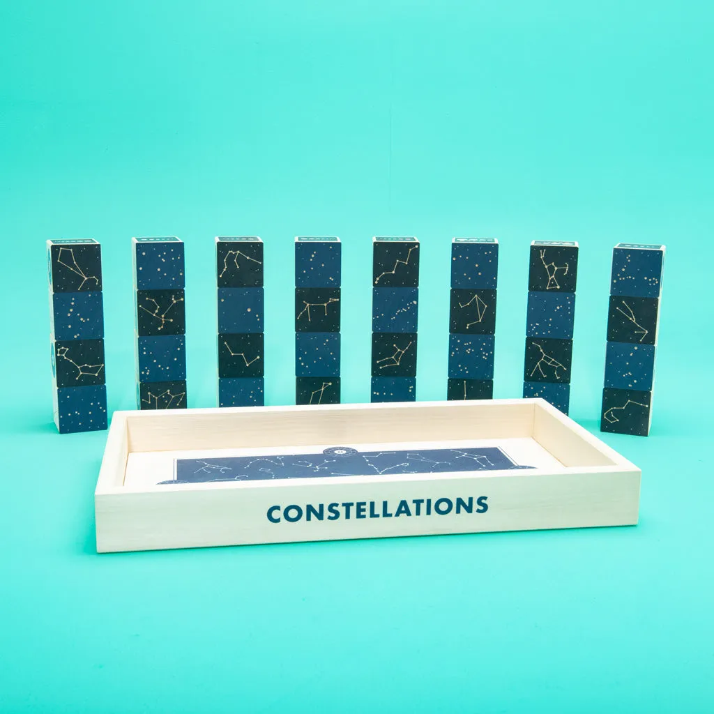 Uncle Goose Constellation Blocks with Basswood Tray