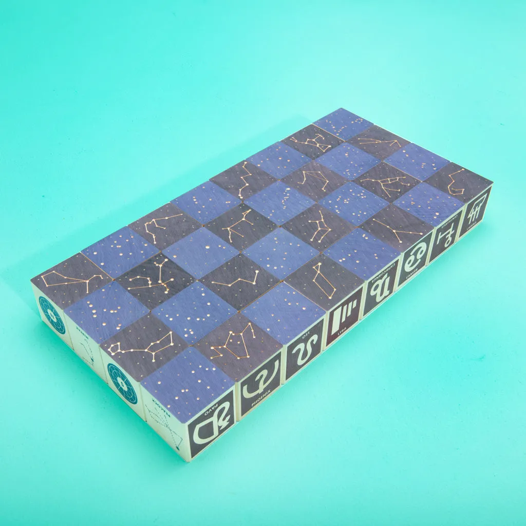 Uncle Goose Constellation Blocks with Basswood Tray