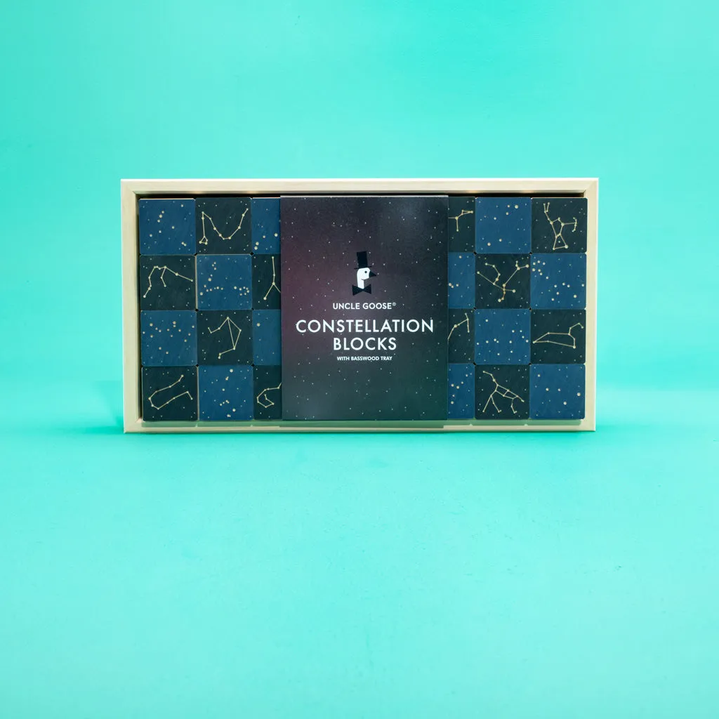 Uncle Goose Constellation Blocks with Basswood Tray