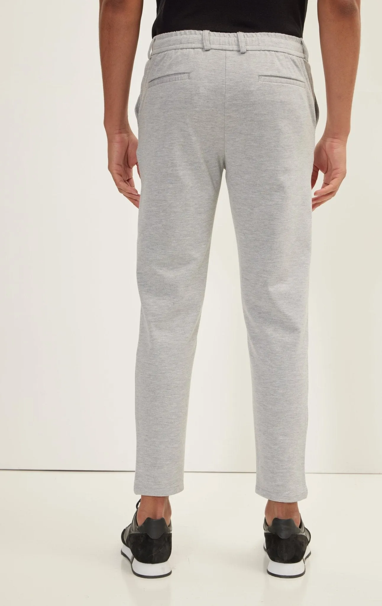 Weekend Knitted Fit Slacks - Grey