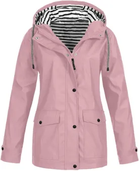 Women's Winter Jacket Quilted Puffer Parka Outdoor Coat Plus Women's Coat Mountain Windbreaker Hooded Raincoat